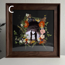画像をギャラリービューアに読み込む, 写真入りプリザーブドフラワーフォトフレーム|結婚祝い 誕生日プレゼント|カスタム ギフト|Unimstar