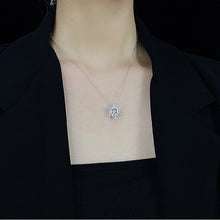 画像をギャラリービューアに読み込む, 名入れ ネックレス 925シルバー 雪の結晶ペンダント おしゃれ クリスマス プレゼント