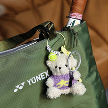画像をギャラリービューアに読み込む, 名入れ テニスベア キーチェーン 白