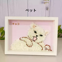 画像をギャラリービューアに読み込む, オーダーメイド 紫陽花プリザーブドフラワー フォトフレーム 写真立て 壁掛け 似顔絵 結婚祝い プレゼント