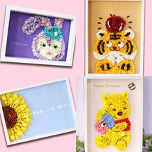 画像をギャラリービューアに読み込む, オーダーメイド 紫陽花プリザーブドフラワー フォトフレーム 写真立て 壁掛け 似顔絵 結婚祝い プレゼント