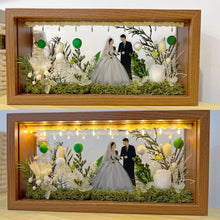 画像をギャラリービューアに読み込む, カスタマイズ可能な写真入りフォトフレーム プリザーブドフラワー|結婚祝い おしゃれ プレゼント|Unimstar