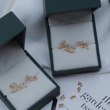 画像をギャラリービューアに読み込む, お名前をカスタマイズできる パールピアス|クリスマスプレゼント 誕生日ギフト|Unimstar