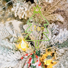 画像をギャラリービューアに読み込む, 名入れアクリル製 クリスマスツリーオーナメント|クリスマスプレゼント ギフト|Unimstar