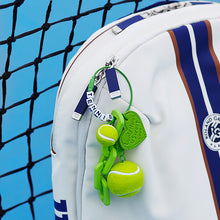 画像をギャラリービューアに読み込む, 【カスタム】名入れ テニスボール キーチェーン キーホルダー バッグチャーム