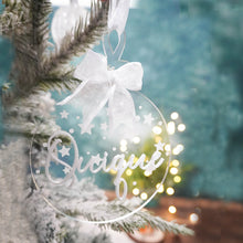 画像をギャラリービューアに読み込む, 名入れアクリル製クリスマスオーナメント|名前をカスタマイズできるクリスマスプレゼント ギフト|Unimstar