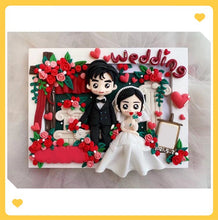 画像をギャラリービューアに読み込む, オリジナルフィギュア 3dフォトフレーム|結婚祝い 誕生日プレゼント|似顔絵 おしゃれ ギフト|Unimstar