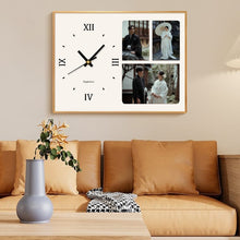 画像をギャラリービューアに読み込む, オーダーメイド 写真から作る 時計付きフォトフレーム おしゃれ 写真立て 結婚祝い プレゼント