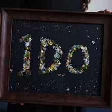 画像をギャラリービューアに読み込む, 年数カスタム可能 プリザーブドフラワー 写真立て 名入れ フォトフレーム 結婚記念日 プレゼント