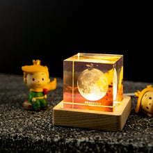 画像をギャラリービューアに読み込む, オーダーメイド 文字入り 生年に応じる月相 クリスタルボール月ランプ ナイトライト 結婚祝い プレゼント