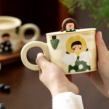 画像をギャラリービューアに読み込む, オーダーメイドのカップルコーヒーカップ