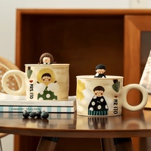 画像をギャラリービューアに読み込む, オーダーメイドのカップルコーヒーカップ