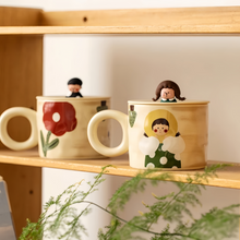 画像をギャラリービューアに読み込む, オーダーメイドのカップルコーヒーカップ