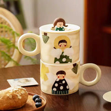 画像をギャラリービューアに読み込む, オーダーメイドのカップルコーヒーカップ