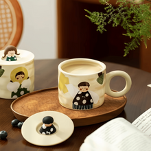 画像をギャラリービューアに読み込む, オーダーメイドのカップルコーヒーカップ