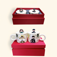 画像をギャラリービューアに読み込む, オーダーメイドのカップルコーヒーカップ