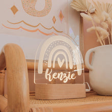 画像をギャラリービューアに読み込む, 名入れLEDライト♡世界に一つ♡誕生日祝い♬出産祝い♬家飾り♬ステキなギフト 虹04