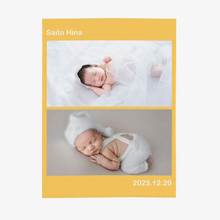 画像をギャラリービューアに読み込む, 4枚写真カスタマイズブランケット