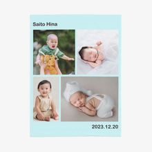 画像をギャラリービューアに読み込む, 4枚写真カスタマイズブランケット