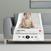 画像をギャラリービューアに読み込む, 音楽プレーヤー 写真入り ブランケット