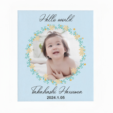 画像をギャラリービューアに読み込む, 写真 名入れブランケット 花