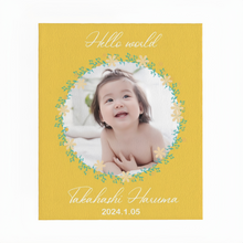 画像をギャラリービューアに読み込む, 写真 名入れブランケット 花