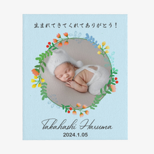 画像をギャラリービューアに読み込む, 写真 名入れ ブランケット 果実