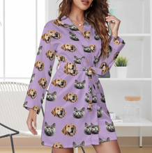 画像をギャラリービューアに読み込む, うちの子・ペットの写真で作る パジャマ|犬・猫 オリジナルナイトガウン 多頭飼い
