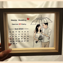 画像をギャラリービューアに読み込む, 写真から手描きイラストに フォトフレーム・写真たて|結婚祝い 記念日 プレゼント|Unimstar