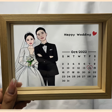 画像をギャラリービューアに読み込む, 写真から手描きイラストに フォトフレーム・写真たて|結婚祝い 記念日 プレゼント|Unimstar