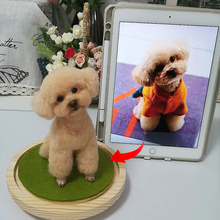 画像をギャラリービューアに読み込む, オーダーメイド 羊毛 フェルト ペット|ペット ぬいぐるみ|亡くなった ペット ぬいぐるみ|ペット メモリアル|ペット フェルト (V)
