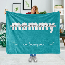 画像をギャラリービューアに読み込む, お名前入りブランケット | 出産祝いの贈り物 | パーソライズ・ブランケット|ニックネーム・キッズネームII01 名入れギフトー
