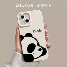 画像をギャラリービューアに読み込む, iPhoneケース パンダさん iPhone16ケース・全機種対応 かわいい シリコン カップル向け