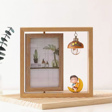 画像をギャラリービューアに読み込む, オーダーメイド旋回式両面フォトフレーム ムンボーイ