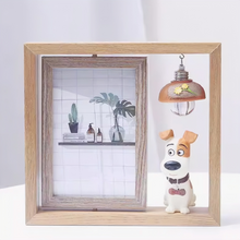 画像をギャラリービューアに読み込む, オーダーメイド旋回式両面フォトフレーム ワンチャン