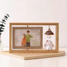 画像をギャラリービューアに読み込む, オーダーメイド旋回式両面フォトフレーム イチゴウサギ
