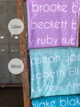画像をギャラリービューアに読み込む, お名前入りブランケット | 出産祝いの贈り物 | パーソライズ・家族i04| 名入れギフトー