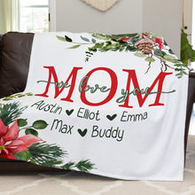 画像をギャラリービューアに読み込む, お名前入りブランケット | 出産祝いの贈り物 | パーソライズ・フローラ25| 名入れギフトー