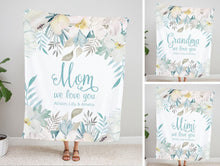 画像をギャラリービューアに読み込む, お名前入りブランケット | 出産祝いの贈り物 | パーソライズ・フローラ29| 名入れギフトー
