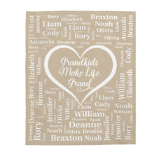 画像をギャラリービューアに読み込む, お名前入りブランケット | 出産祝いの贈り物 | パーソライズ・家族i02| 名入れギフトー