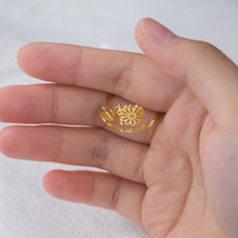 画像をギャラリービューアに読み込む, 【オーダーメイド】誕生花♡名入りの指輪 リング