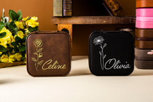 画像をギャラリービューアに読み込む, 名入れ誕生花ジュエリーボックス・ジュエリー収納・かわいい おしゃれ
