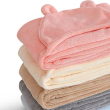 画像をギャラリービューアに読み込む, 【名入れ】オーダーメイドバスタオル フード付き ベビータオル かわいいくまちゃん 出産祝い