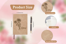 画像をギャラリービューアに読み込む, 名前入り手帳カバー♥カスタマイズ可能♪誕生花