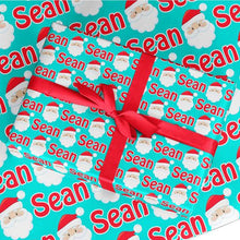 画像をギャラリービューアに読み込む, 名前入り★包装紙 ラッピングペーパー☆クリスマスプレゼント♪ 子供用