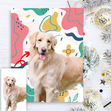 画像をギャラリービューアに読み込む, ペットの写真から似顔絵で作る オリジナルブランケット|犬・猫 名入れ 毛布|カスタム 膝掛け 秋の豊富さ|Unimstar