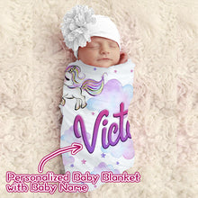 画像をギャラリービューアに読み込む, オーダーメイド 名入れ ブランケット 出産祝いギフト プレゼント 女の子 男の子 赤ちゃん おしゃれ かわいい オリジナルひざ掛け ベビーカー 夏 冷房対応 ふわふわ もこもこ ユニコーン