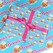 画像をギャラリービューアに読み込む, 名前入り★包装紙 ラッピングペーパー☆クリスマスプレゼント♪ 子供用