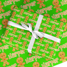 画像をギャラリービューアに読み込む, 名前入り★包装紙 ラッピングペーパー☆クリスマスプレゼント♪ 子供用