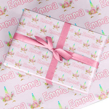 画像をギャラリービューアに読み込む, 名前入り★包装紙 ラッピングペーパー☆クリスマスプレゼント♪ 子供用